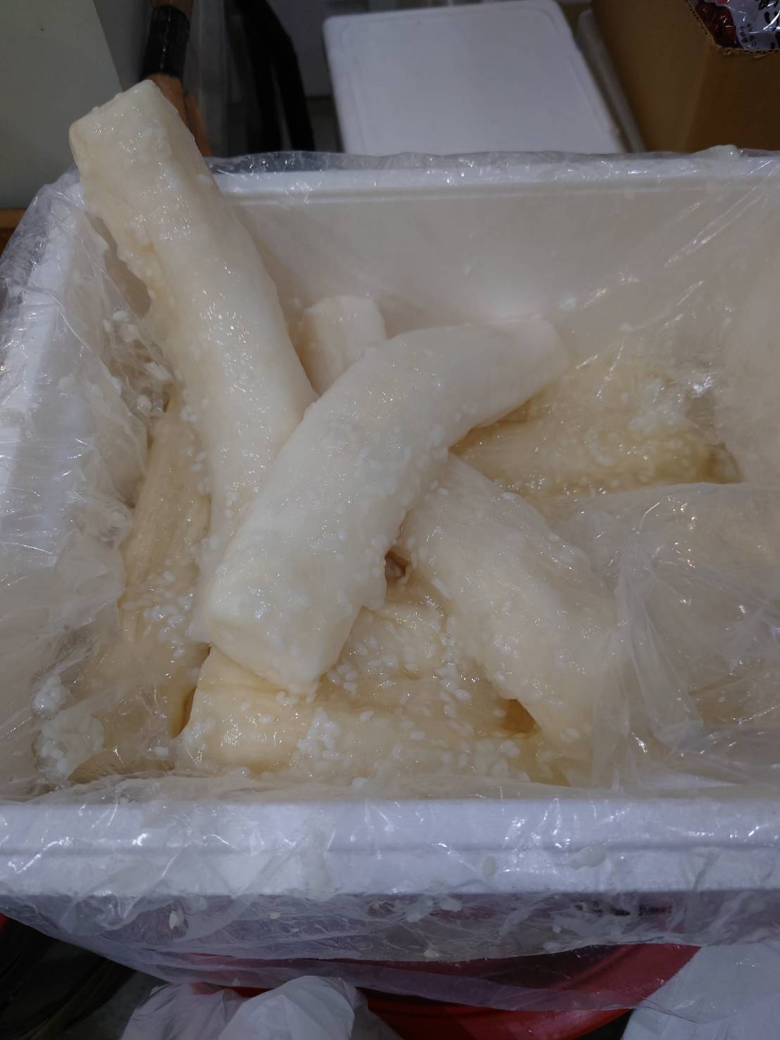 皮付きべったら漬け1個500g前後k2500円1個